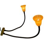 Rob Nollet - Deja Vu Nijmegen - Wall Mounted Lamp - Gooseneck (double) - Glass Shades, Dutch Design thumbnail 3