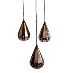 Vintage Werner Schou Cascade Hanglampen Voor Coronell, Denemarken Jaren '60 thumbnail 5