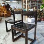 2 Vintage Hugo Svensson Grenen Design Eetkamerstoelen thumbnail 4