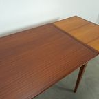 Fineer Uitschuifbare Eettafel, Vintage Tafel thumbnail 13