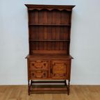 Vintage Landelijke Brocante Keukenkast, Barkast, Wandkast, Buffetkast, Ladekast thumbnail 7