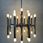 Vintage Design Tubular Boulanger Chandelier thumbnail 2