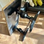 Prachtige Salontafel Met Groen Marmeren Blad. thumbnail 22