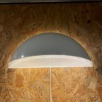 Flos Quarto Wandlamp Van Tobia Scarpa, Moderne Witte Kwart Bol. Jaren 70 Ontwerp, Italiaans Desig thumbnail 8