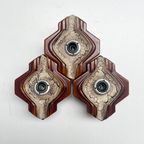 Set Van 3 Keramieken Wandlampen Van Pan Keramik, 1960's thumbnail 2