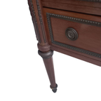 Louis Xvi 6 Laden Commode Met Grijs Marmeren Tablet thumbnail 11
