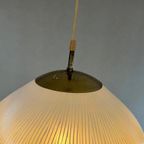 Opaline Hanglamp Met Messing Armatuur thumbnail 3