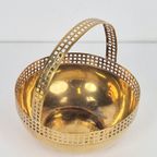 Art Deco Messing Kom Van Fischer Göppingen, Jaren '20 Brass thumbnail 7