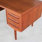 Vintage Bureau | Desk | Jaren 60 | J. Svenstrup | Deens thumbnail 11
