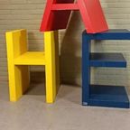 Vintage Set Van Flototto Letters Boekenplanken Pop Art thumbnail 14