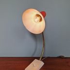 Vintage Gelede Metalen Bureaulamp, Jaren 60 thumbnail 16