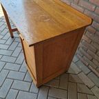 Antiek Artdeco Bureau Beuken Bureau Vintage thumbnail 15