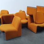 12 Alky Artifort Fauteuils Piretti Castelli / Her Te Stofferen thumbnail 3