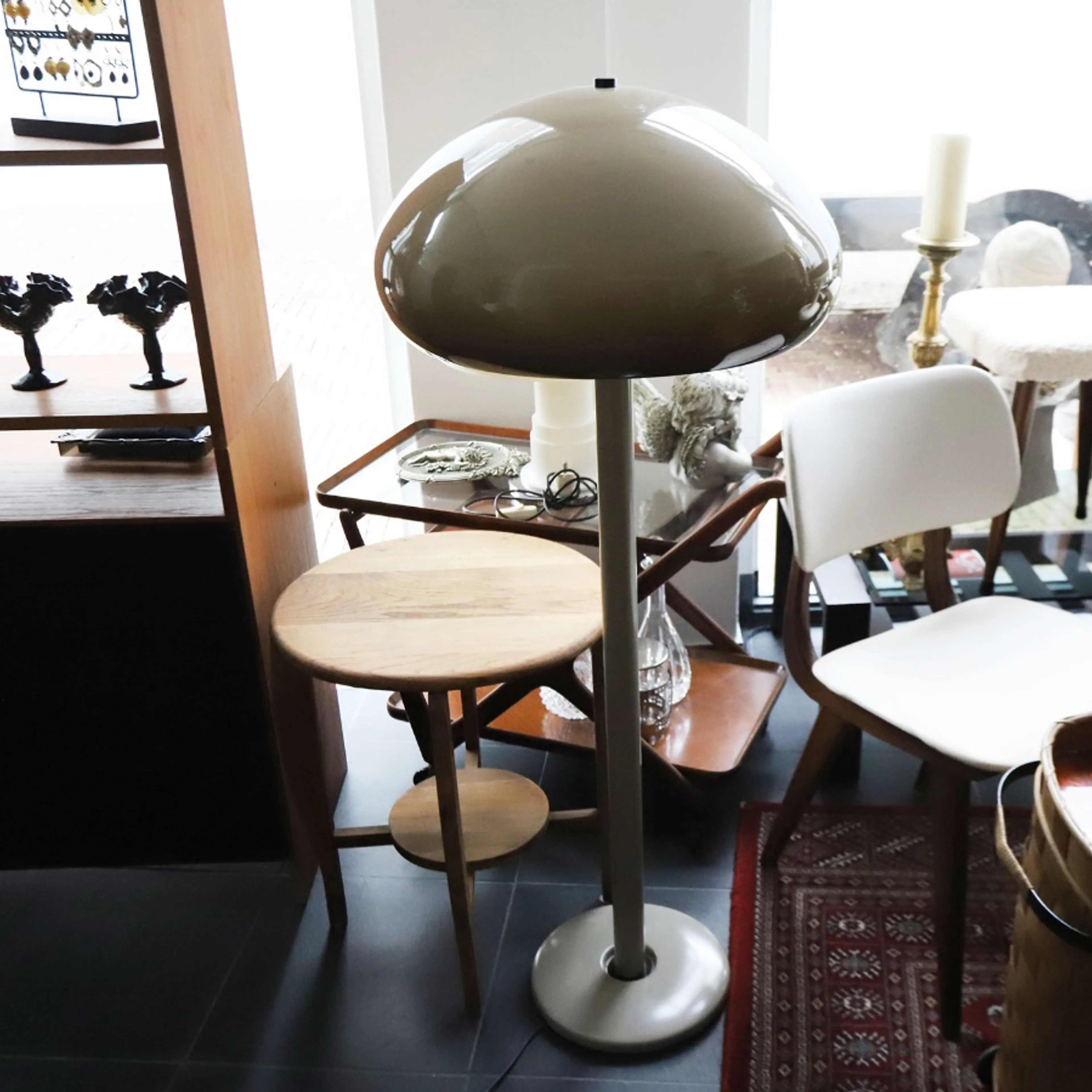 Vintage Stalamp Kunststof Beige bij Reliving