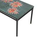 Grote Keramische Tegeltafel Adri Design Oranje Abstract Bloem 109Cm thumbnail 7