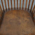 Leuke En Tijdloze Set Van 4 Antieke Engelse Windsor Stickback Chairs Uit De 19e thumbnail 8