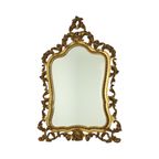 Franse Gouden Barok Rococo Stijl Spiegel Facet Geslepen thumbnail 2