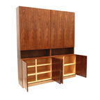 Xxl Hoog Vintage Dressoir / Wandmeubel – Palissander – Jaren ’60 thumbnail 4
