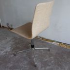 Vintage Brabantia Stoel / Stool / Chair Voor Eetkamer Of Keuken In Beige Kunstleder (skai) thumbnail 4