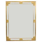 Grote Vintage Deknudt Spiegel Xl Hollywood Regency Jaren 70 Design thumbnail 6