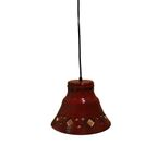 Grote Herda Vintage Hanglamp Keramiek Rood, Jaren '60/'70 thumbnail 4