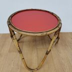 Vintage Rotan, Rattan, Bamboe Salontafeltje, Bijzettafeltje thumbnail 9