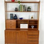 Scandinavisch Teak Fineren Boekenkast Forsol thumbnail 10