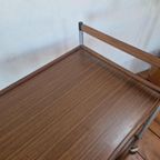 Pallisander Mid Century Bar Cart Trolley. thumbnail 4