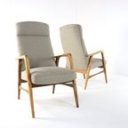 Vintage Fauteuil Herenmodel' Duivendrecht New Upholstery | 2 Stuks Op Voorraad thumbnail 20