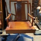 2 Mahonie Bureaustoelen thumbnail 10