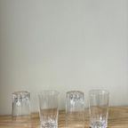 4 X Crystal Longdrink Water Glasses thumbnail 4