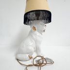 Vintage Tafellamp Van Keramieken Labrador thumbnail 4