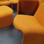 12 Alky Artifort Fauteuils Piretti Castelli / Her Te Stofferen thumbnail 7