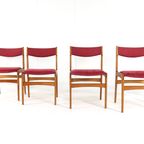 Set 4 Erik Buch Model 89 Stoelen Eetkamerstoelen 'tjele' Vintage thumbnail 9