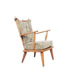 Zweedse Vintage Spijlen Fauteuil Jaren 50 thumbnail 2