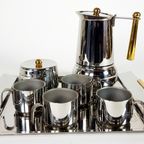 Guido Bergna - Italy Koffieset, Espresso Maker, Serveerset, Roestvrijstaal En Koper, Memphis | Kerst thumbnail 2