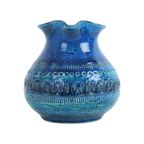 Blauwe Bitossi Vaas Oorvaas Rimini Blue Aldo Londi Design Sixties thumbnail 3