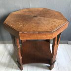 Art Deco Amsterdamse School Bijzettafeltje thumbnail 6
