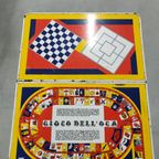 Game-Spellentafel Italiaans/Engels Unieke Vintage Draagbare thumbnail 5
