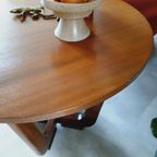 Art Deco Bijzettafel Hout Vintage thumbnail 2