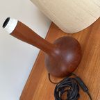 Vintage Teak Houten Tafellamp Van Domus thumbnail 8