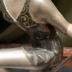 Beeldje "Meisje Met Een Geit". Art Deco. thumbnail 11
