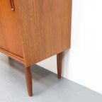 Vintage Secretaire Wandmeubel Teak Jaren 60 thumbnail 7