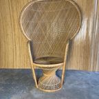 Vintage Rattan Peacock Chair 'Emmanuelle' thumbnail 6