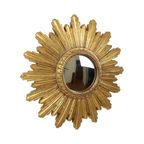 Kleine Sunburst Spiegel Bladgoud Convex Zonnespiegel 25cm thumbnail 9