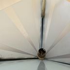 Plafondlamp Lamp 3 Arms Art Deco Jaren 30 Matglas Frans thumbnail 9