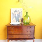Vintage Brocante Houten Kastje, Halkastje, Nachtkastjes thumbnail 20