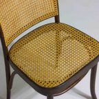 Set Van 6 Vintage Mid-Century Thonet 811 Stoelen Door Josef Hoffmann thumbnail 7