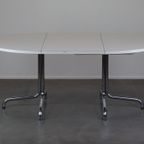 Vintage Eettafel/ Coulissetafel Van Thonet, Tijdloos Modern Design Jaren ’60. thumbnail 5