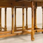 1970’s Scandinavian Modern Pine Gateleg Table thumbnail 10